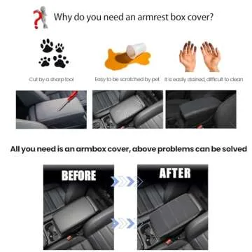 Neepiar Armrest Cover for 2023-2025 Honda CR-V