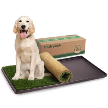 Fresh Patch Real Grass Patch for Dogs, Cats, and Extra Large Pets 30 Pounds and Above – Disposable...