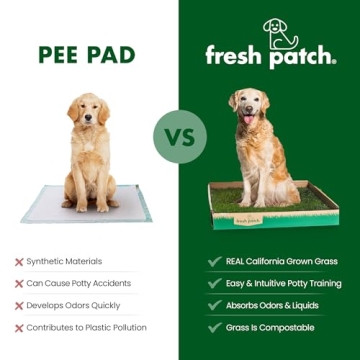 Fresh Patch Real Grass Patch for Indoor and Outdoor Pet Training
