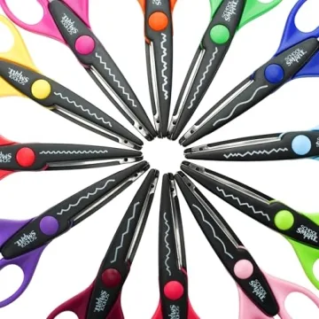 School Smart Paper Edger Scissors Set for Crafting Fun