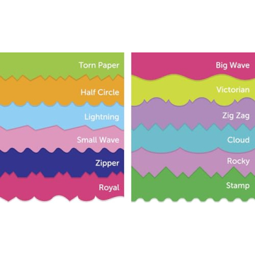 School Smart Paper Edger Scissors Set for Crafting Fun