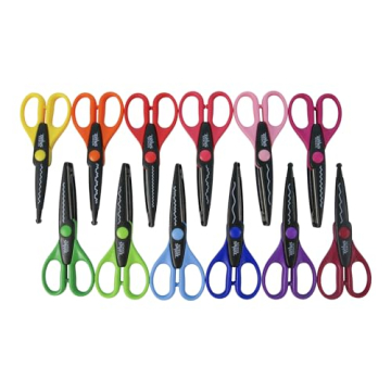 School Smart Paper Edger Scissors Set for Crafting Fun