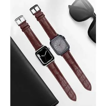 FAGWIG Genuine Leather Apple Watch Strap - Luxury & Style