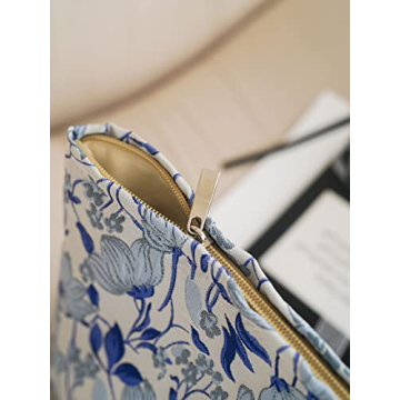 The Summer Swan Large Floral Makeup Bag for Every Occasion