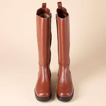 Shop Amazon Essentials Tall Gusset Boot for Women