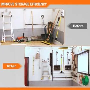 HUPBIPY Heavy Duty Garage Utility Hooks for Storage Solutions