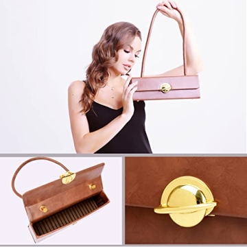 SAJOSE Stylish Vegan Leather Shoulder Bag for Women