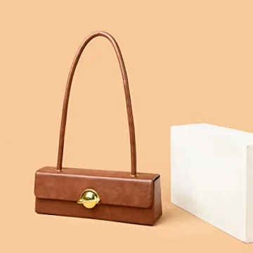 SAJOSE Stylish Vegan Leather Shoulder Bag for Women