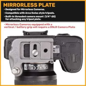 Spider Holster – Spider X Camera Holster Set for Carrying a Professional Mirrorless Camera with Included Clip-On Self-Locking Camera Holster – Compatible with Any Belt