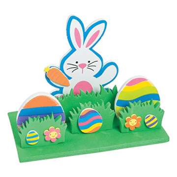 3D Foam Easter Scene Craft Kit -12 - Crafts for Kids and Fun Home Activities