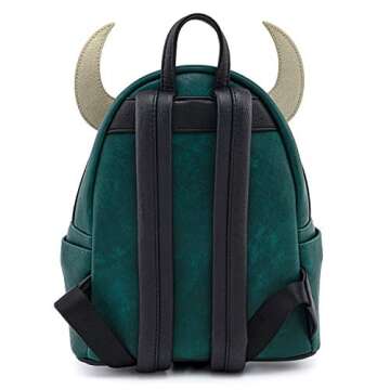 Loungefly Marvel Loki Cosplay Faux Leather Womens Double Strap Shoulder Bag Purse