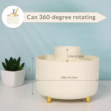 SKYDUE 360 Degree Rotating Desk Organizer for Efficient Organization