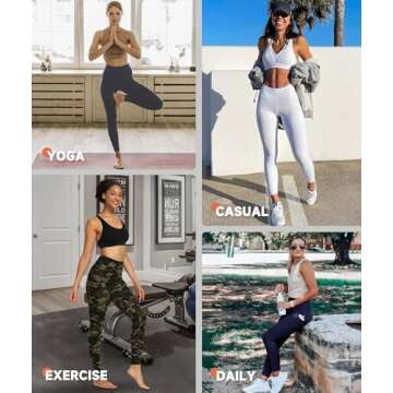 Soft Opaque Tummy Control Leggings for Women