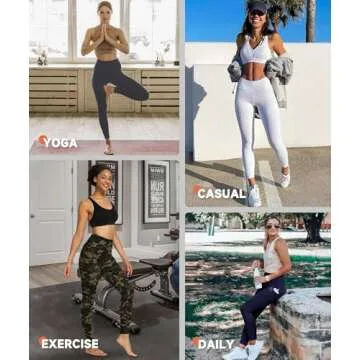 Soft Opaque Tummy Control Leggings for Women