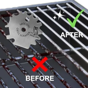 Sage Owl Bristle-Free BBQ Grill Scraper for Safe Grilling