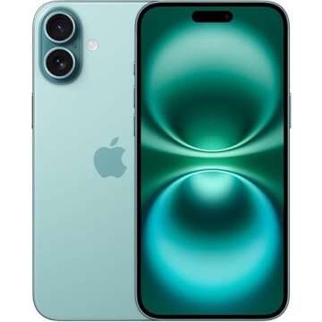 Renewed Premium Apple iPhone 16 Plus, 256GB Teal - Unlocked & Flawless