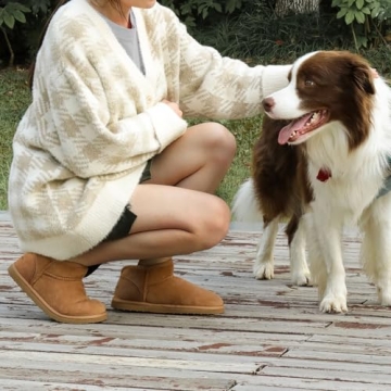 Cozy Women’s Short Bootie Slippers for Winter Comfort