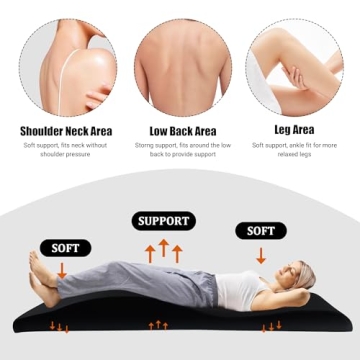 BALAPET Ergonomic Curvy Foam Massage Mattress Topper