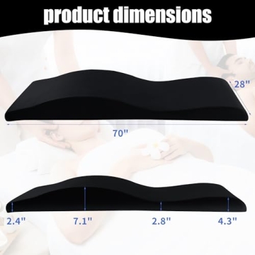 BALAPET Ergonomic Curvy Foam Massage Mattress Topper