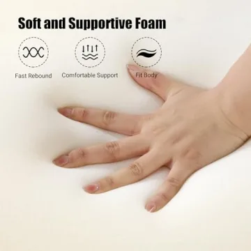 BALAPET Ergonomic Curvy Foam Massage Mattress Topper