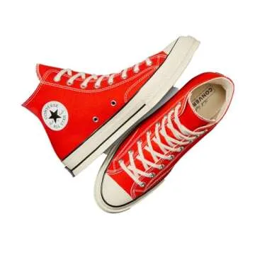 Converse Chuck 70 High Top Sneakers, Fever Dream/Egret/Black, 7.5 US Women/5.5 US Men