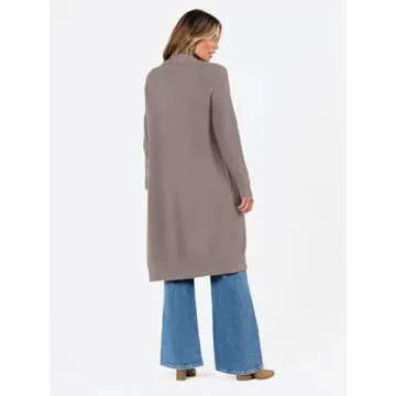 LILLUSORY Women's Oversized Long Cardigan Sweater - Cozy Style