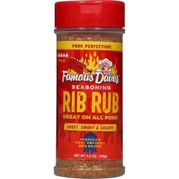 Famous Dave's Seasoning Variety Bundle - 2 pck, Steak & Burger & Rib Rub (13.75 oz.)