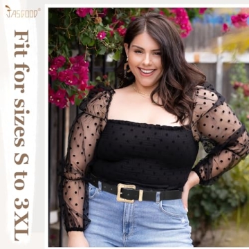 Stylish JASGOOD Plus Size Women's Leather Belt for Versatile Outfits