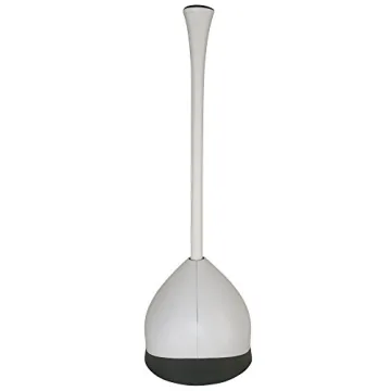 Clorox Toilet Plunger with Caddy - Stylish and Effective Solution