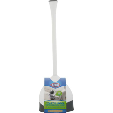 Clorox Toilet Plunger with Caddy - Stylish and Effective Solution