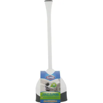 Clorox Toilet Plunger with Caddy - Stylish and Effective Solution