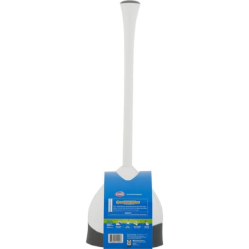 Clorox Toilet Plunger with Caddy - Stylish and Effective Solution