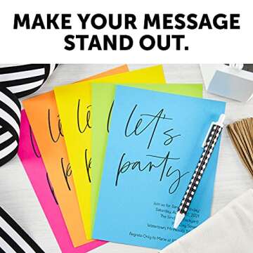 Astrobrights Mega Collection Cardstock - 320 Sheets of Vibrant Colors