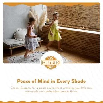 Radiance Cordless Bamboo Blinds - Waterproof Roller Shades for Porch, Patio & Interior Windows - Roll-up Bamboo Shades for Inside Mount - Indoor & Outdoor Privacy Screen, Cocoa, 72"W x 72"L - 3370772E