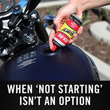 STA-BIL Fuel Additive for Quick Engine Starts