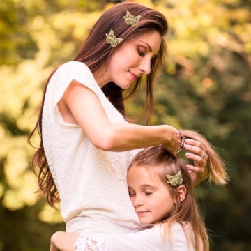 OBTANIM 12 Pcs Stylish Butterfly Hair Clips for All Ages