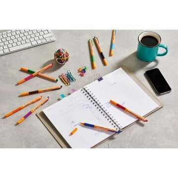 STABILO pointVisco Wallet: 10 Vibrant Gel Pens for All Ages