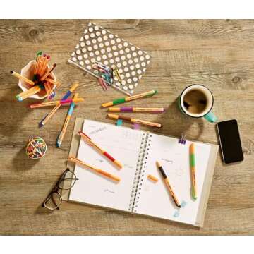 STABILO pointVisco Wallet: 10 Vibrant Gel Pens for All Ages