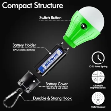 FLY2SKY Tent Lights - Portable LED Lanterns for Adventures