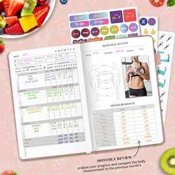 EPEWIZD Food Journal for Meal Planning & Weight Loss