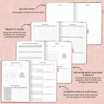 EPEWIZD Food Journal for Meal Planning & Weight Loss