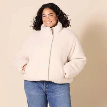 Cozy Cropped Puffer Jacket for Stylish Winter Looks