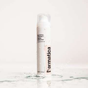 Dermatica Anti-Wrinkle Nourishing Ceramide with Peptide Moisturizer | For Anti-ageing and Skin Barrier Repair I Water Based Moisturizer with Ceramides and Glycerin | Face Moisturizer for Women and Men