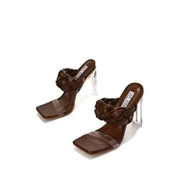 Zimmer Clear Square Toe Block High Heels (Zimmer)