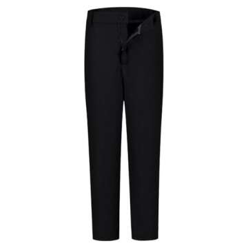 Visaccy Kids Suits for Boy Toddler Wedding Outfit Slim Fit Formal Wear Black Boys Suit Size 10