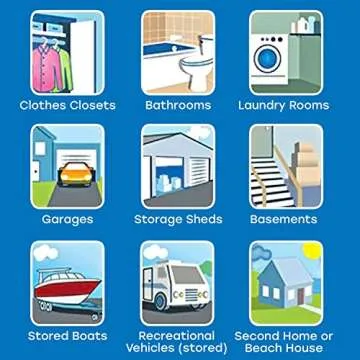 DampRid Hanging Bag Moisture Absorber, 3-Pack, 16 oz.