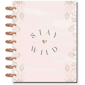 me & my BIG ideas Happy 18-Month Dated Medium Planner 7.75"X9.75"-Wild Heart, July 2019-Dec 2020, Multi