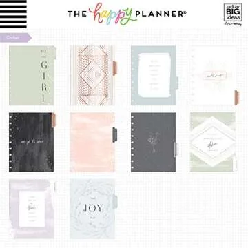me & my BIG ideas Happy 18-Month Dated Medium Planner 7.75"X9.75"-Wild Heart, July 2019-Dec 2020, Multi