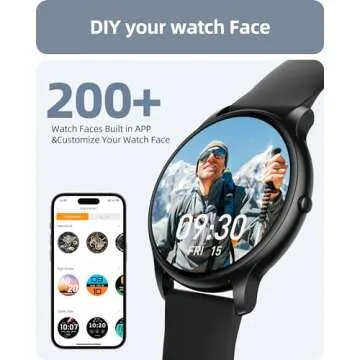 Parsonver Smart Watch for Men Women(Answer/Make Calls), HD Screen Fitness Tracker IP68 Waterproof 100+ Sport Modes, Heart Rate Sleep Monitor, Pedometer, Smartwatch for Android Phones/iPhone Compatible