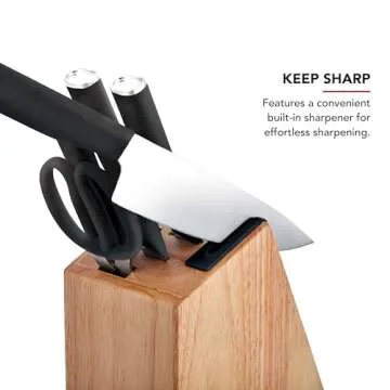 KitchenAid Classic 7-Piece Knife Block Set with Sharpener